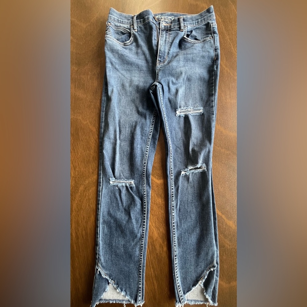 We The Free Free People Medium Wash High Rise Jeans